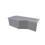 Ravak / Bathtubs and bathtub screens / Behappy 1700 r - (1700x750x565)