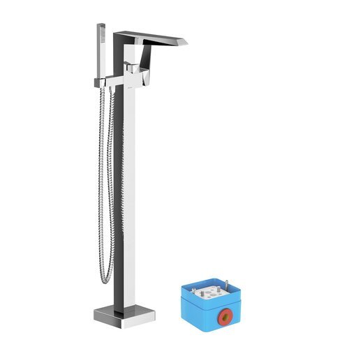 Ravak / Vodovodní baterie - Soliterní / FM 081 00CR Floor mounted bathtub tap - (265x321x1038)
