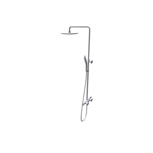 Ravak / Water taps - Flat / FL 091 00CR Thermostatic shower column - (576x372x1732)